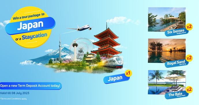 Win a tour package for two to Japan with J Trust Royal Bank!