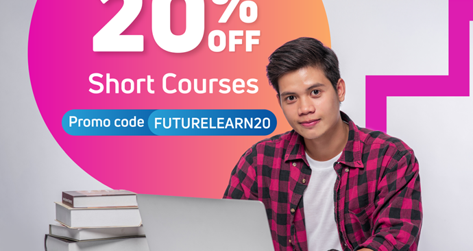 Receive 20% discount on short courses via Future Learn