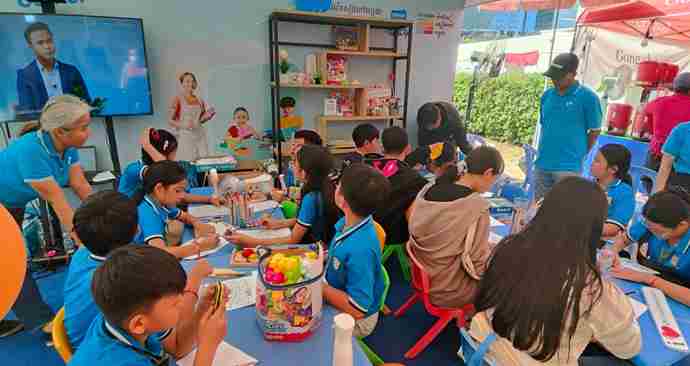 J Trust Royal Bank promotes the literacy by participating in the 10th Cambodia Book Fair 2023